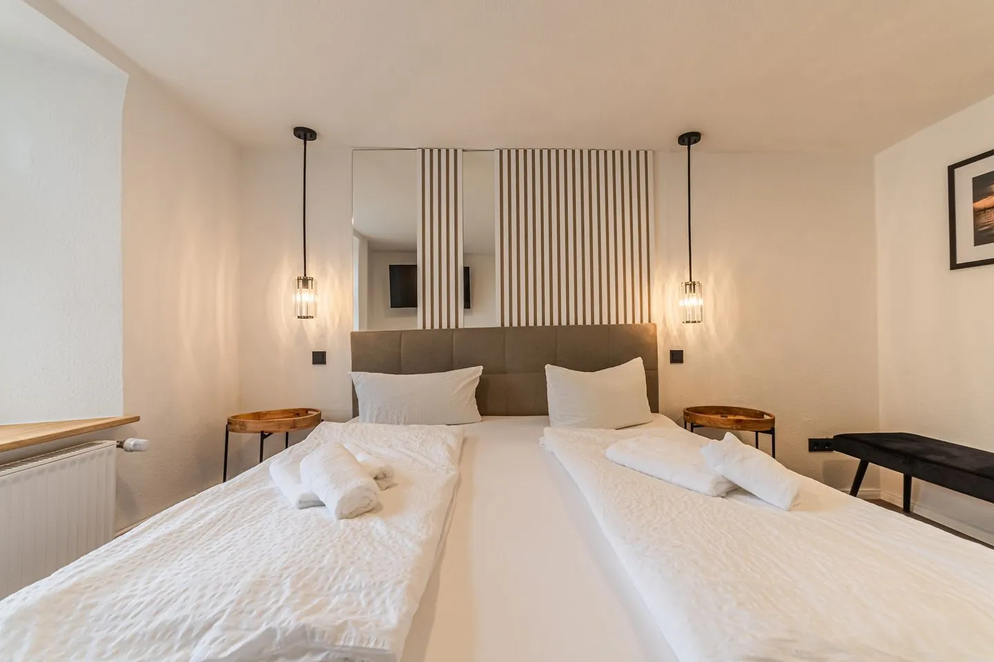 Hotel Seepferdchen | Zimmer 3 | Eckernförde Eckernförde - Schlafzimmer