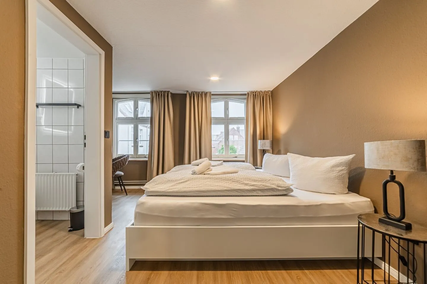 Hotel Seepferdchen | Zimmer 4 | Eckernförde Eckernförde - Schlafzimmer