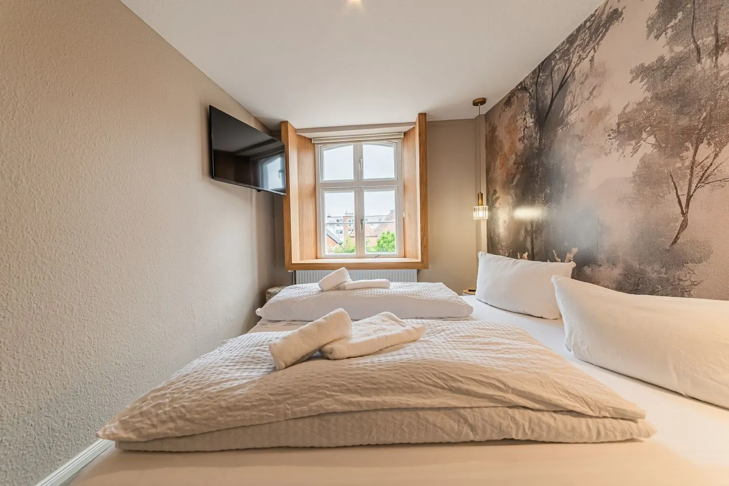 Hotel Seepferdchen | Zimmer 5 | Eckernförde Eckernförde - Schlafzimmer