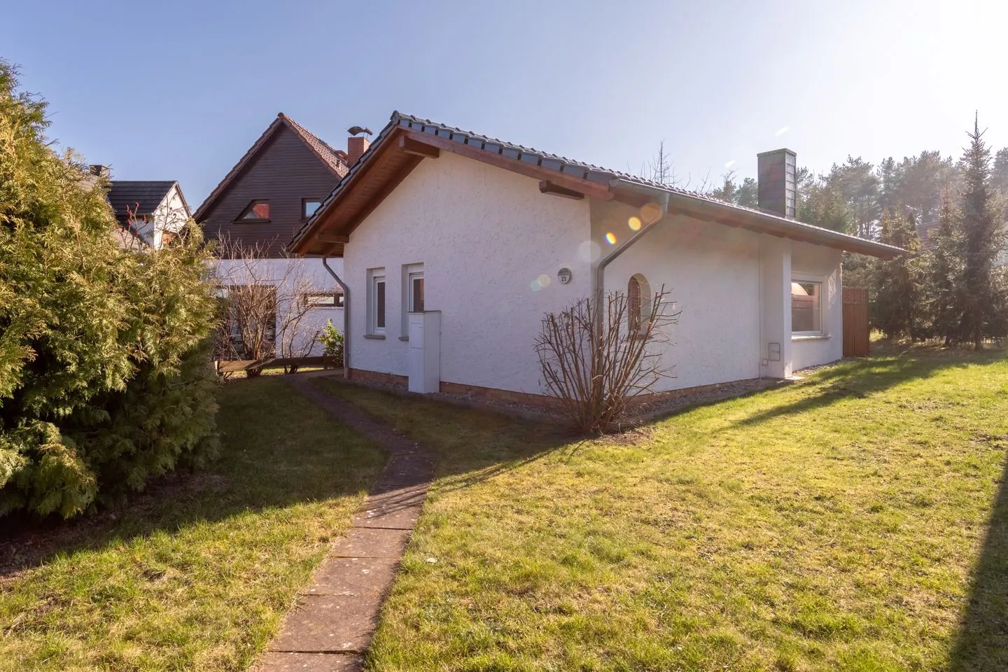 MöwenKieker Silz - Ferienhaus MöwenKieker Blick auf das Haus