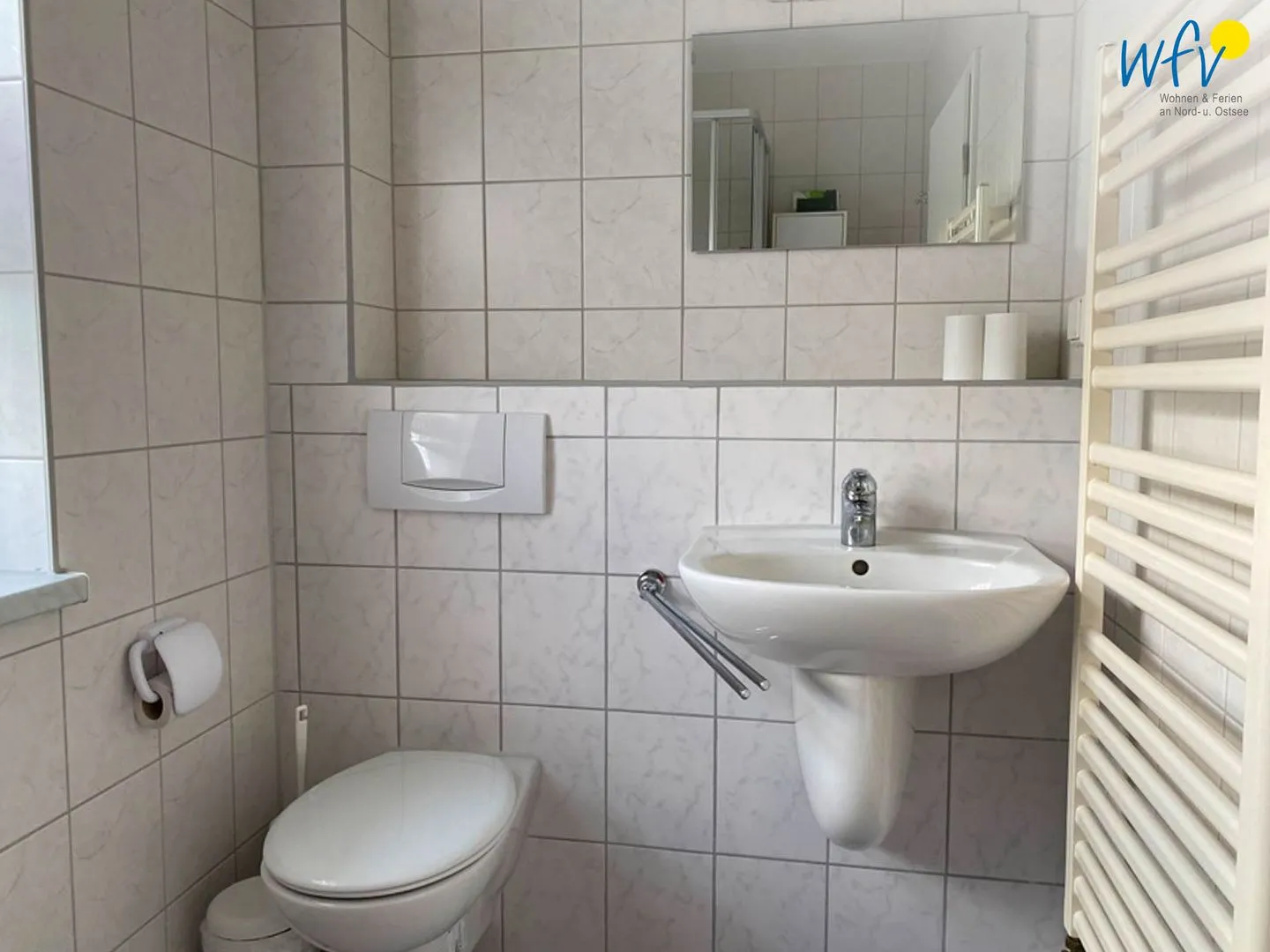 Haus Windland Ferienwohnung 13 Rügen - Dranske - Badezimmer