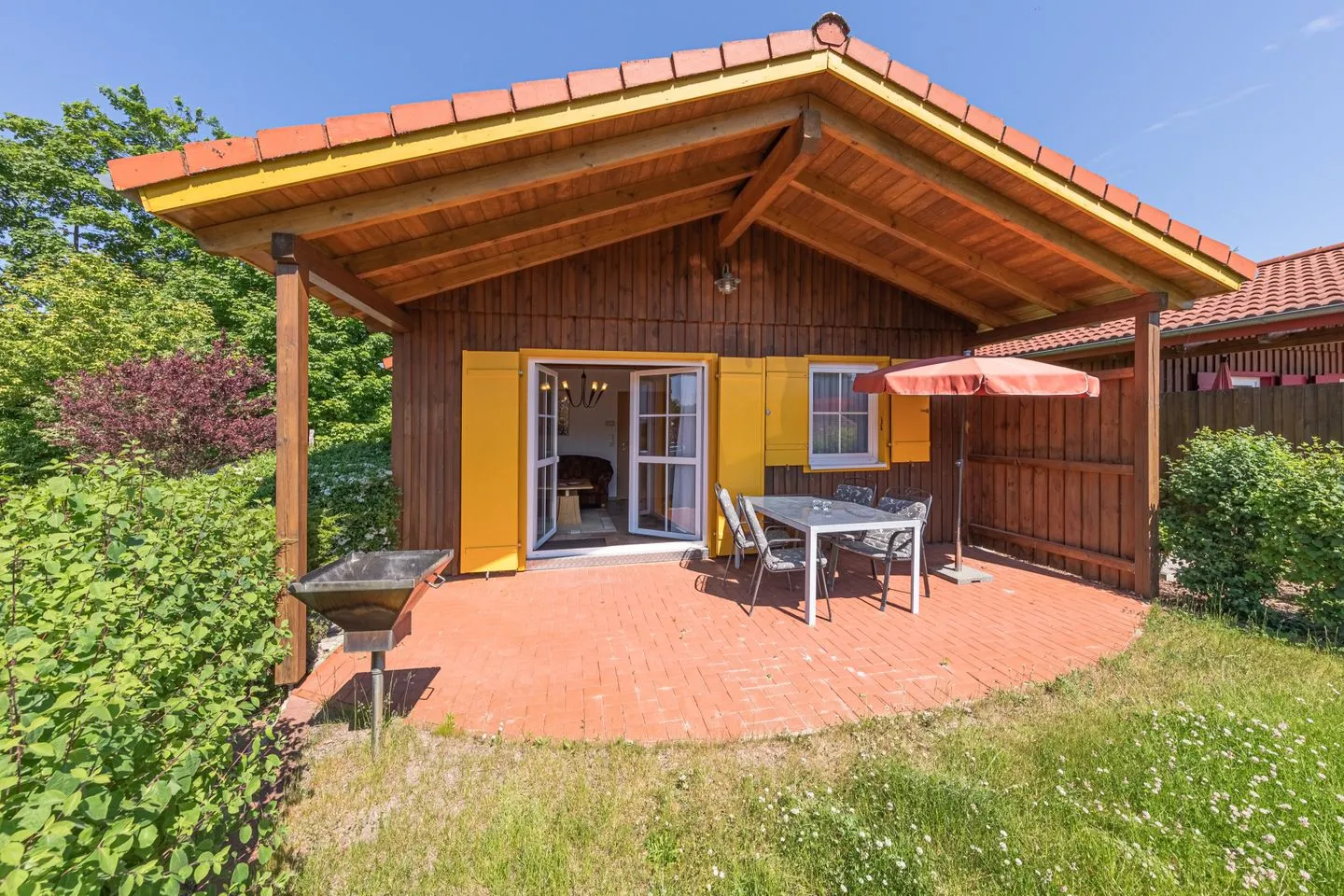 Sonnenschein Jabel - Ferienhaus Sonnenschein in Jabel Terasse mit Grill