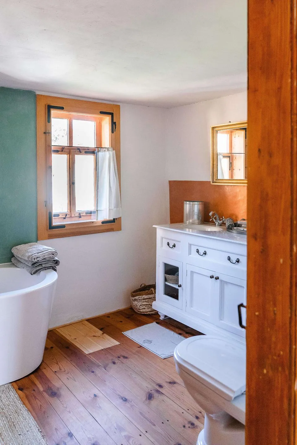 Ferienwohnung Landhaus Fröbel Thüringer Wald - Blick ins Badezimmer