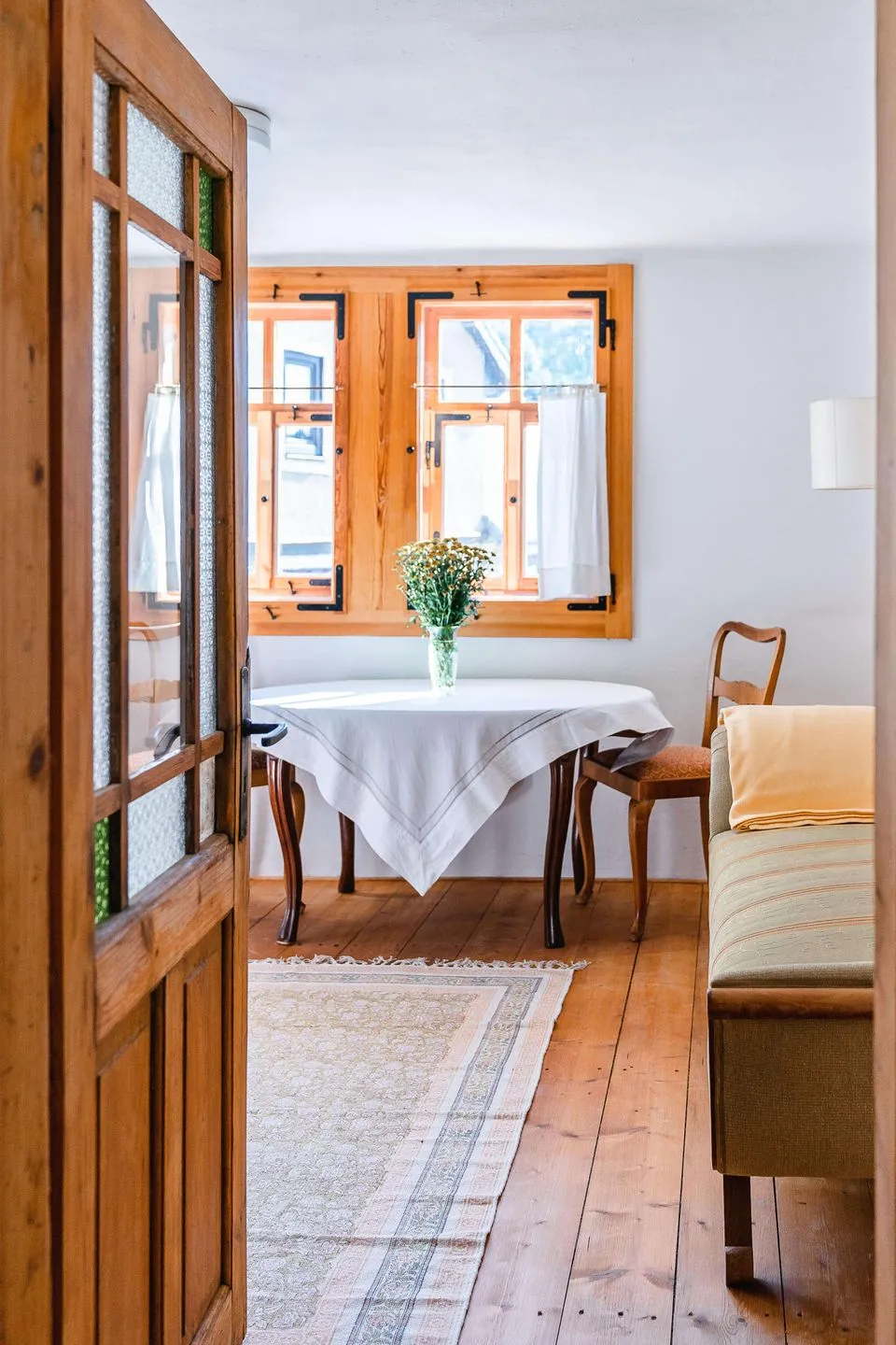 Ferienwohnung Landhaus Fröbel Thüringer Wald - Blick in das herrliche Schlafzimmer