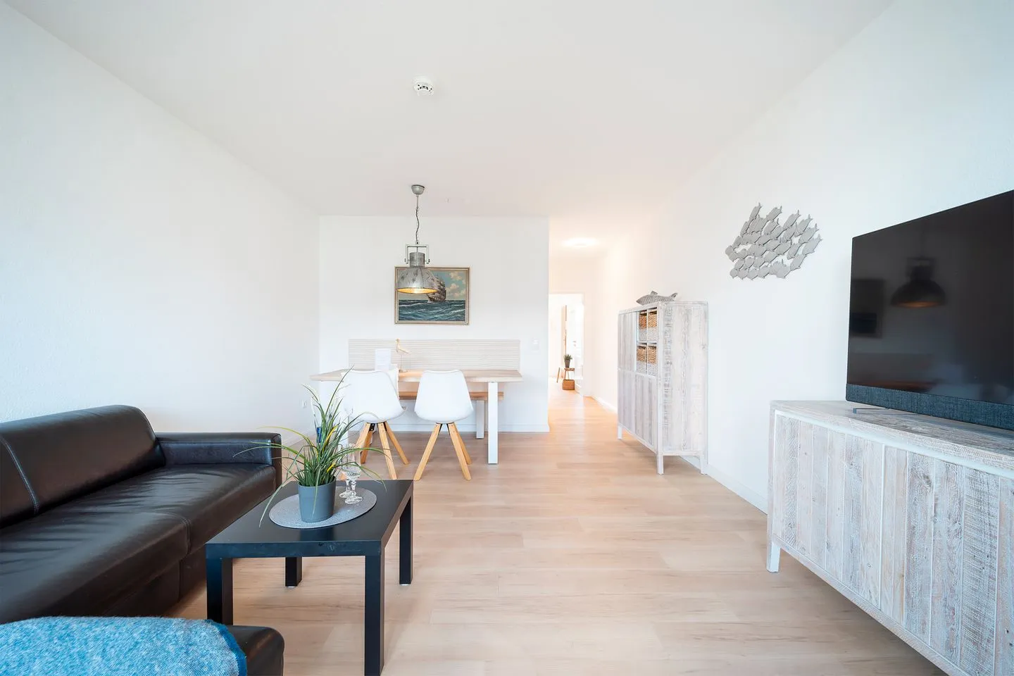 Sonnendeck - mit zwei Balkonen und Meerblick Travemünde - Wohnzimmer