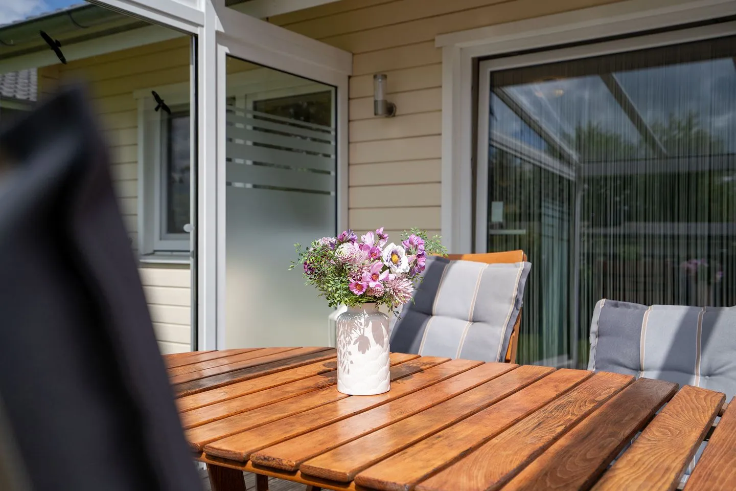 (BIR14) Ferienhaus am Birkenweg Niendorf - Terrasse