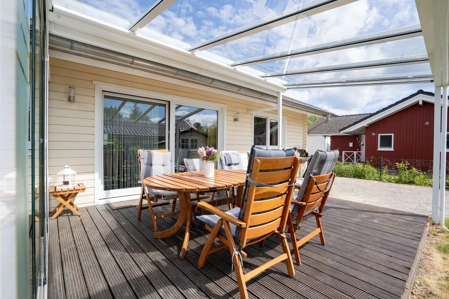 (BIR14) Ferienhaus am Birkenweg Niendorf - Terrasse