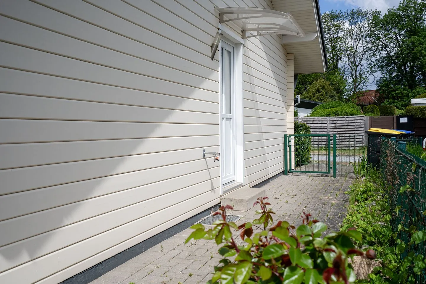 (BIR14) Ferienhaus am Birkenweg Niendorf - Fassade / Eingang