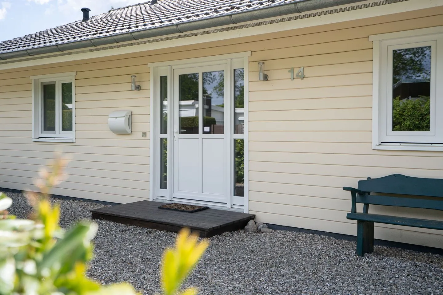 (BIR14) Ferienhaus am Birkenweg Niendorf - Fassade / Eingang