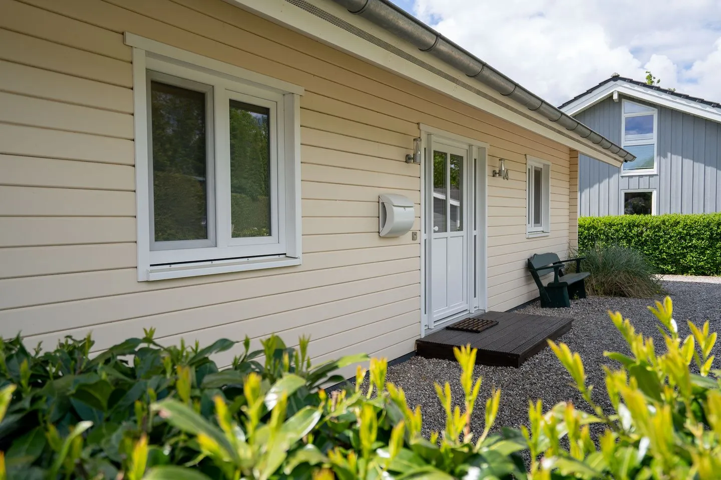 (BIR14) Ferienhaus am Birkenweg Niendorf - Fassade / Eingang