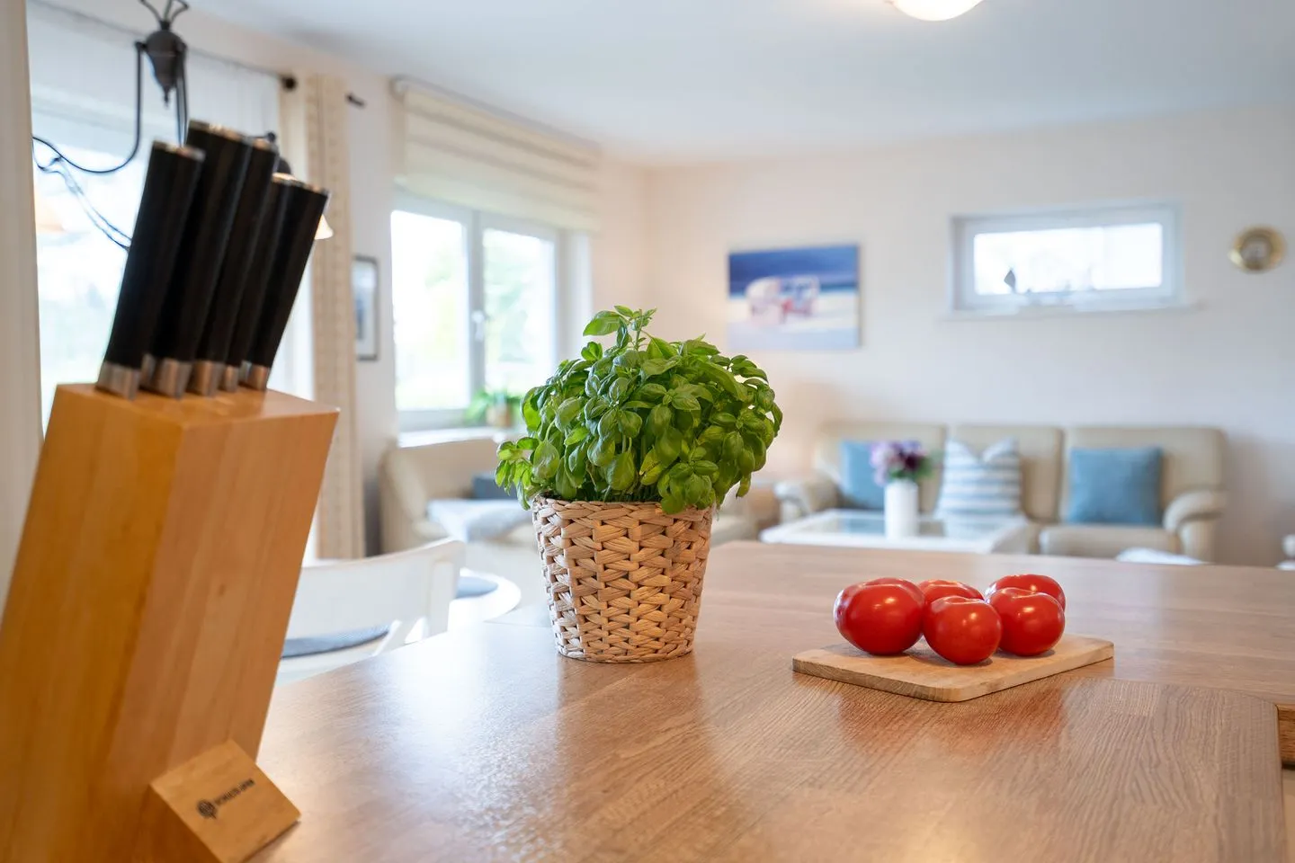 (BIR14) Ferienhaus am Birkenweg Niendorf - Küche / Küchenzeile