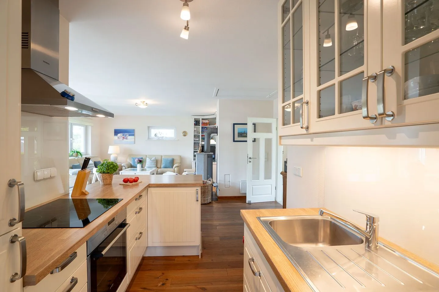 (BIR14) Ferienhaus am Birkenweg Niendorf - Küche / Küchenzeile