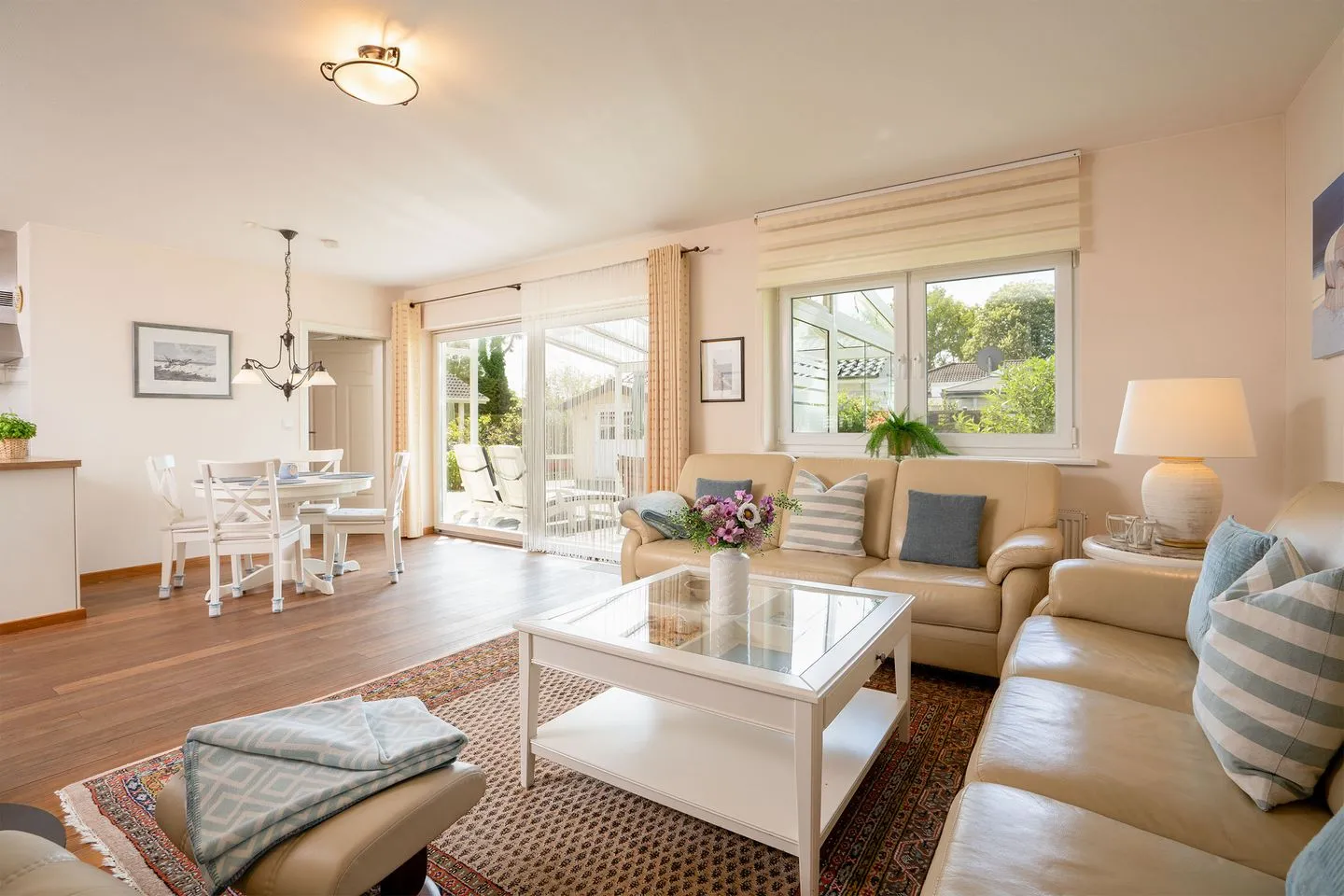(BIR14) Ferienhaus am Birkenweg Niendorf - Wohnzimmer
