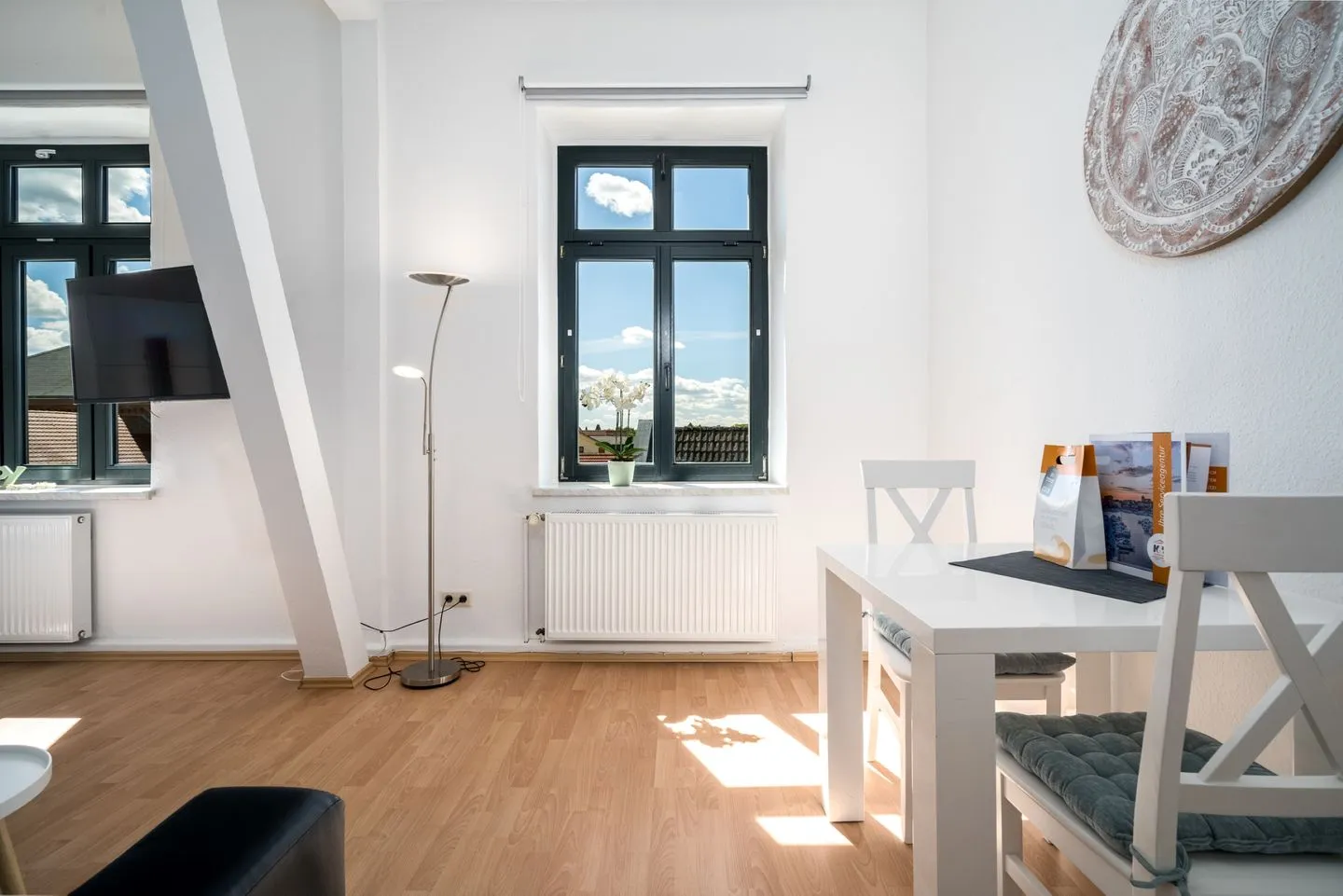 SeaLove Malchow - Ferienwohnung SeaLove in Malchow Esstsich im Wohnbereich