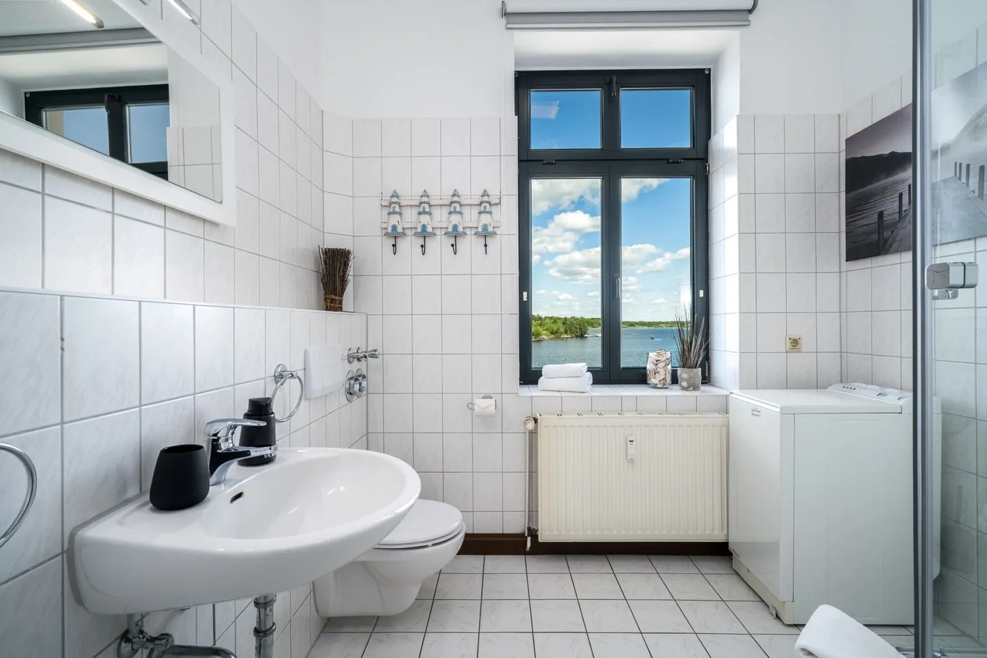 SeaLove Malchow - Ferienwohnung SeaLove in Malchow Blick in das Badezimmer