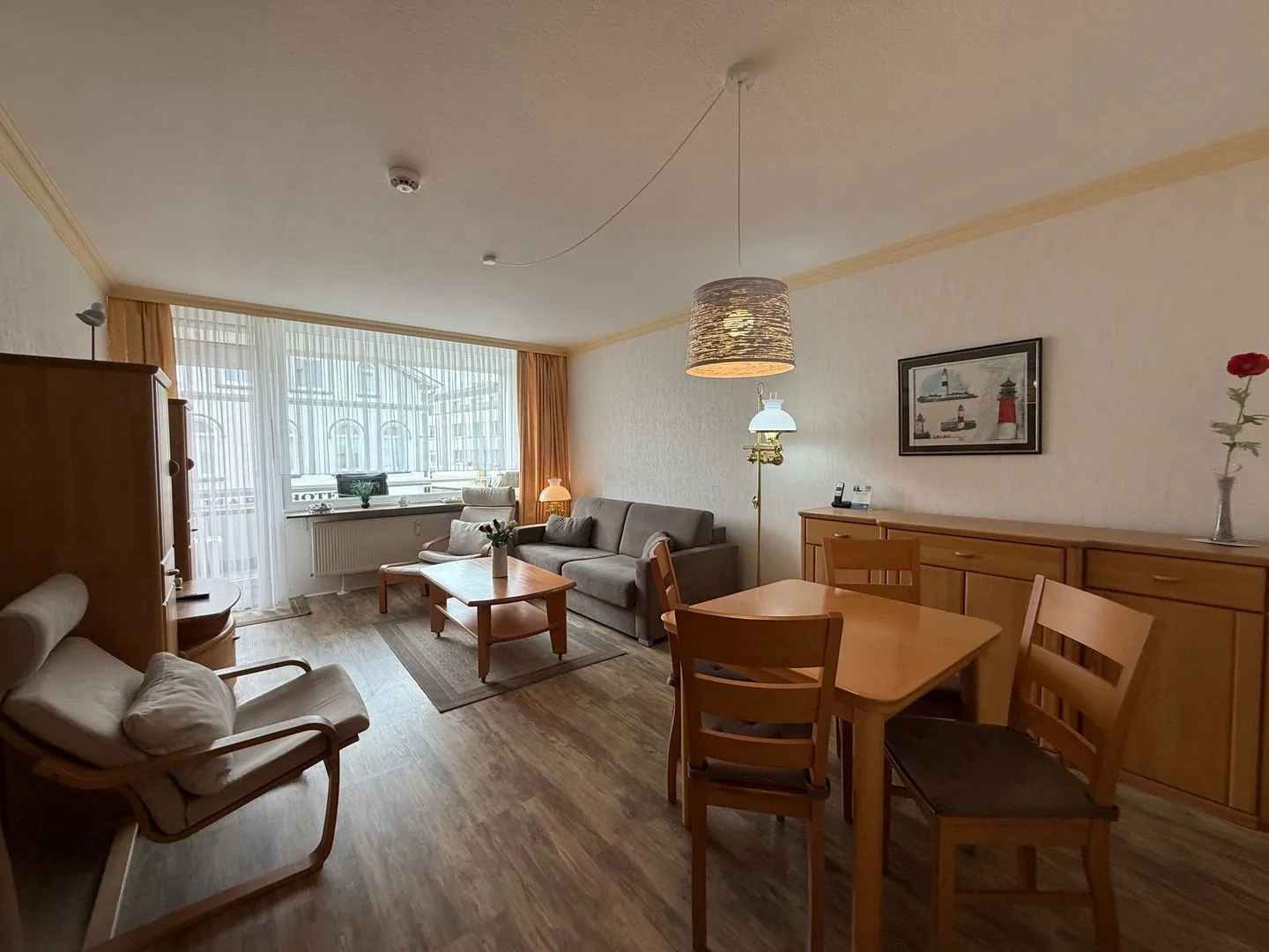 Ferienwohnung im Haus Strandstr.22 Strandläufer 34 Westerland - Wohnzimmer