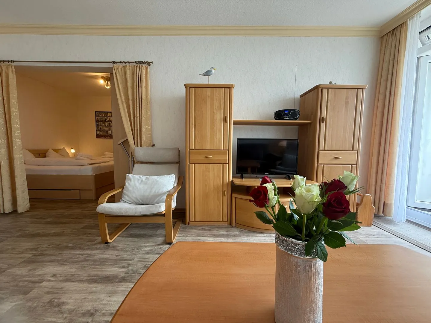 Ferienwohnung im Haus Strandstr.22 Strandläufer 34 Westerland - TV-Bereich