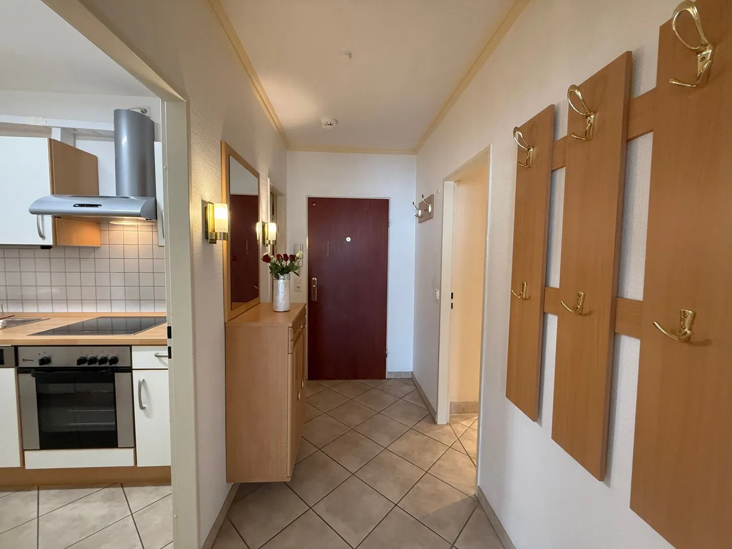 Ferienwohnung im Haus Strandstr.22 Strandläufer 34 Westerland - Flur Eingangsbereich