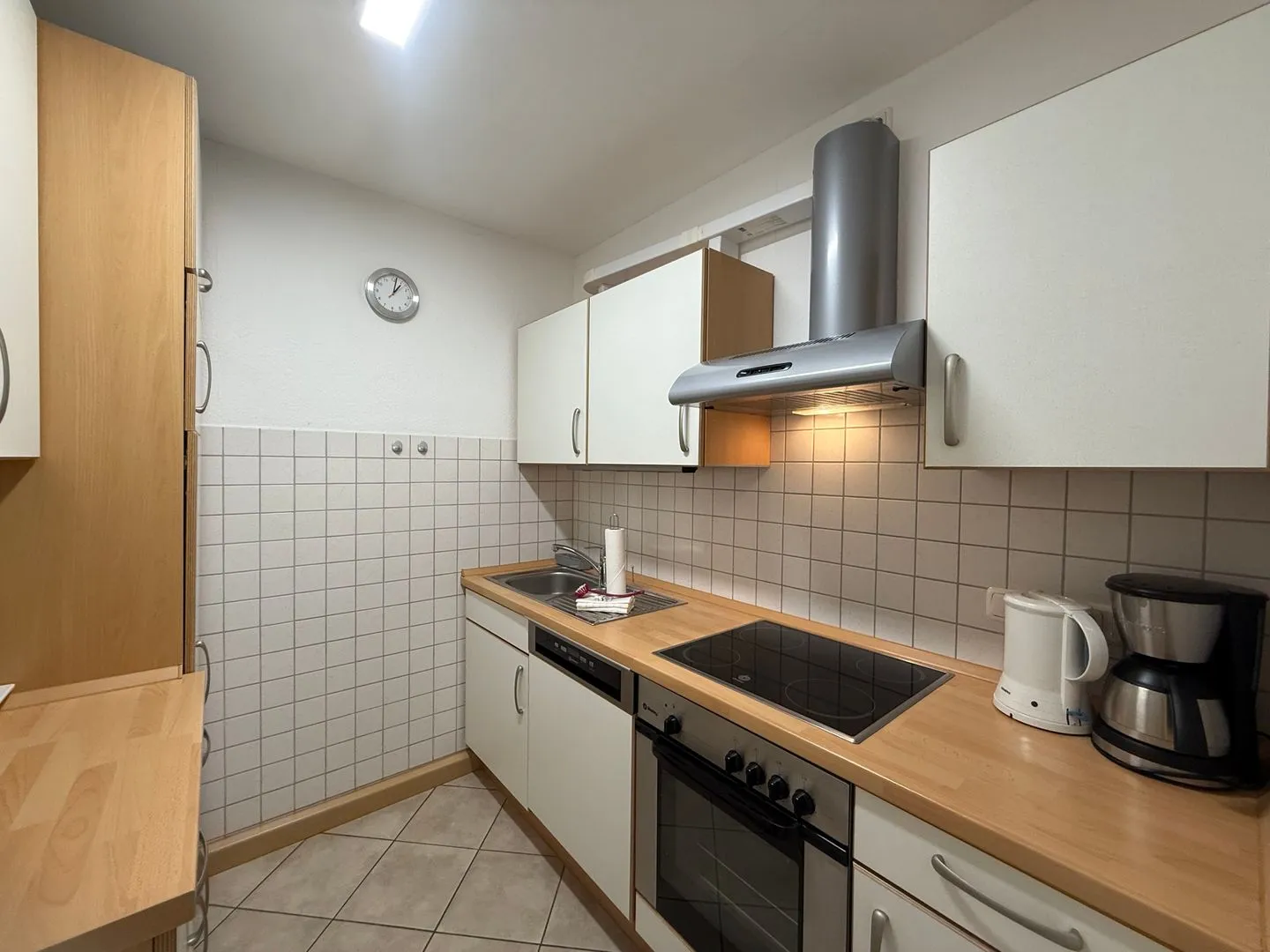 Ferienwohnung im Haus Strandstr.22 Strandläufer 34 Westerland - Küche / Küchenzeile