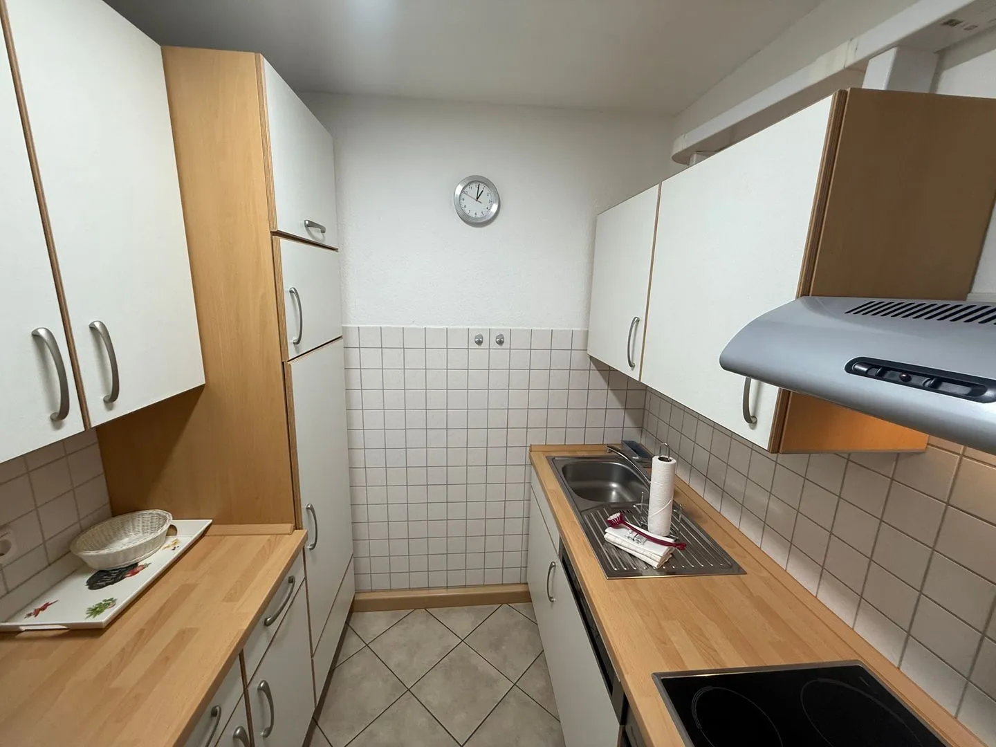 Ferienwohnung im Haus Strandstr.22 Strandläufer 34 Westerland - Küche / Küchenzeile