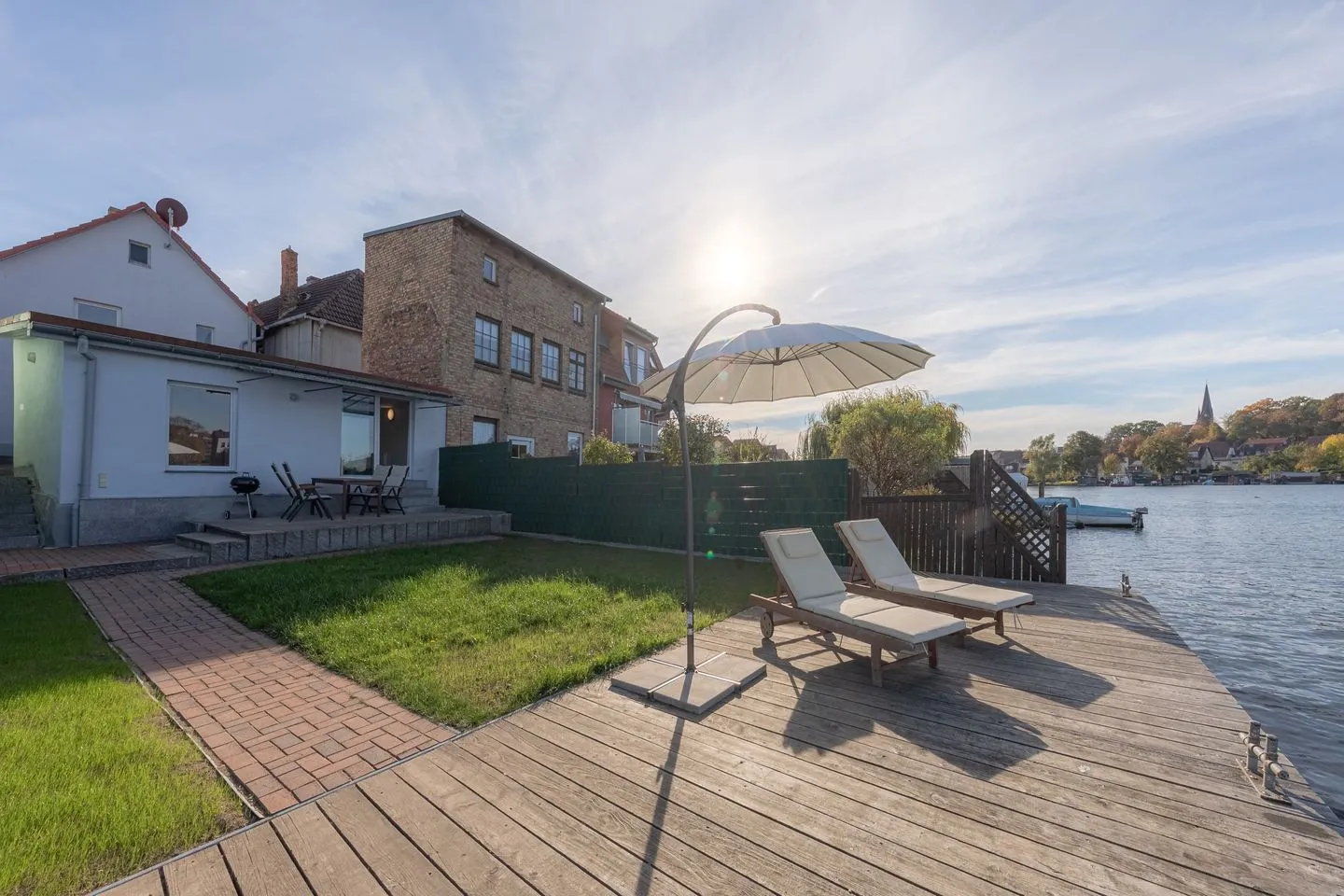 Seehus Malchow - Ferienhaus Seehus Malchow Sonnenterrasse