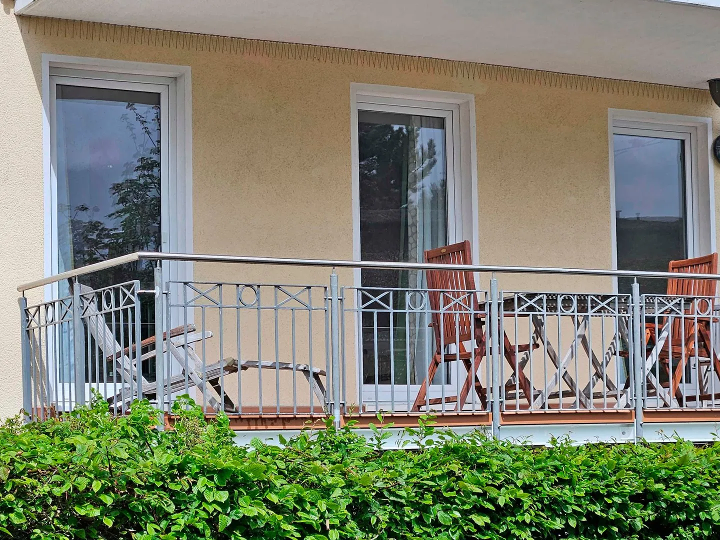 Landhaus Residenz Kirchsee Bernstein Schwarzer Busch - Balcony