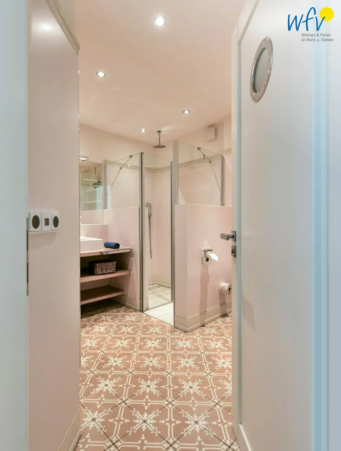 Ferienhaus "Meine Insel Juist" Ferienwohnung Düne Juist - Badezimmer