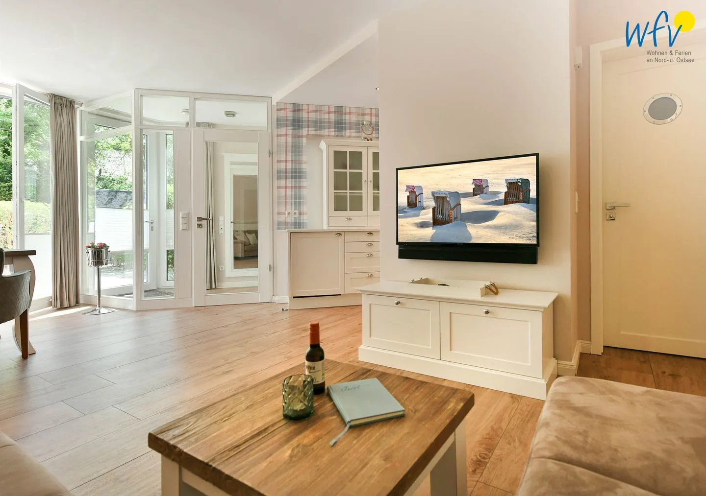 Ferienhaus "Meine Insel Juist" Ferienwohnung Düne Juist - Wohnzimmer
