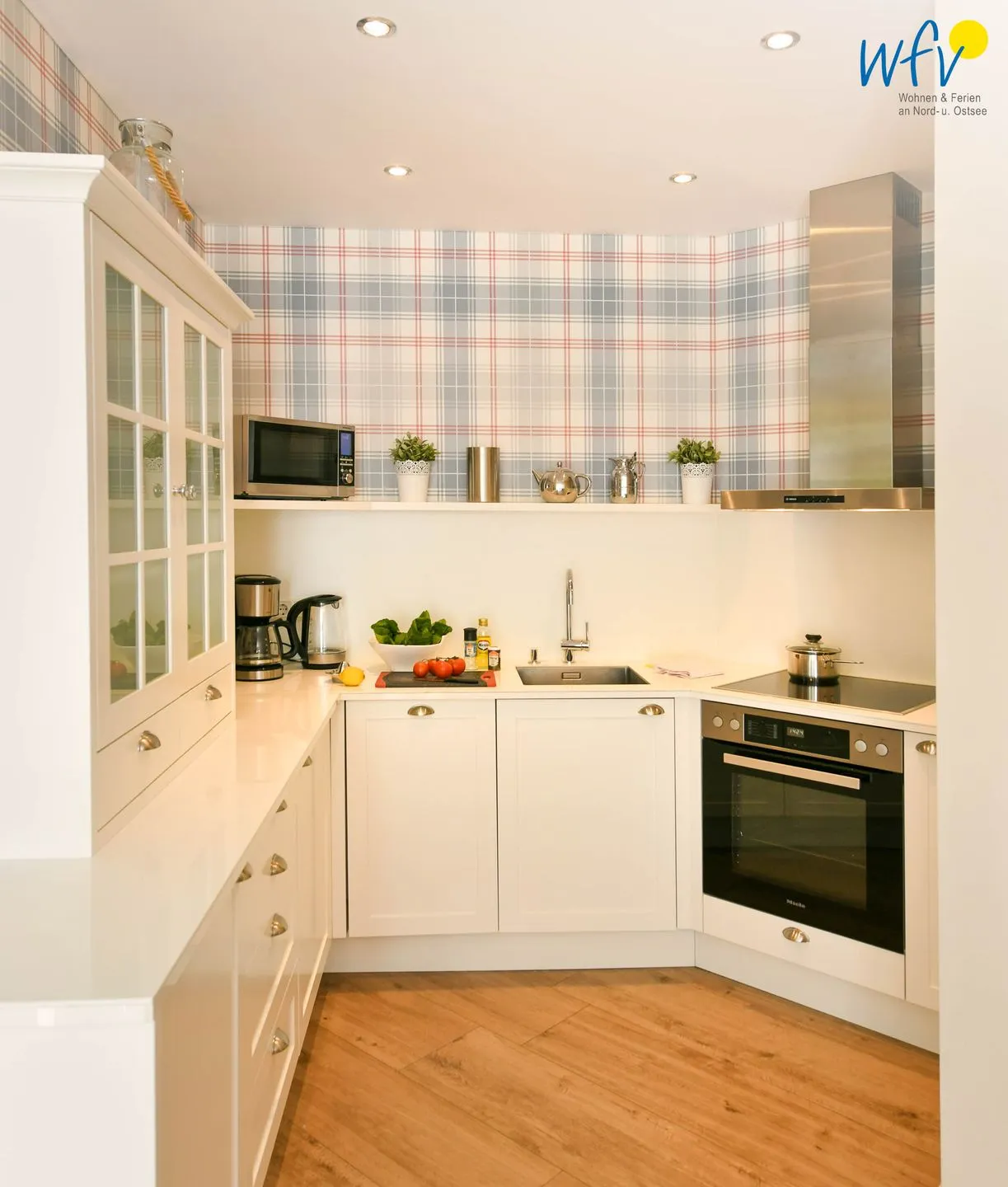 Ferienhaus "Meine Insel Juist" Ferienwohnung Düne Juist - Küche / Küchenzeile