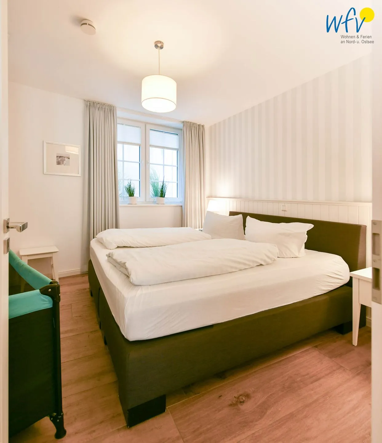 Ferienhaus "Meine Insel Juist" Ferienwohnung Düne Juist - Schlafzimmer