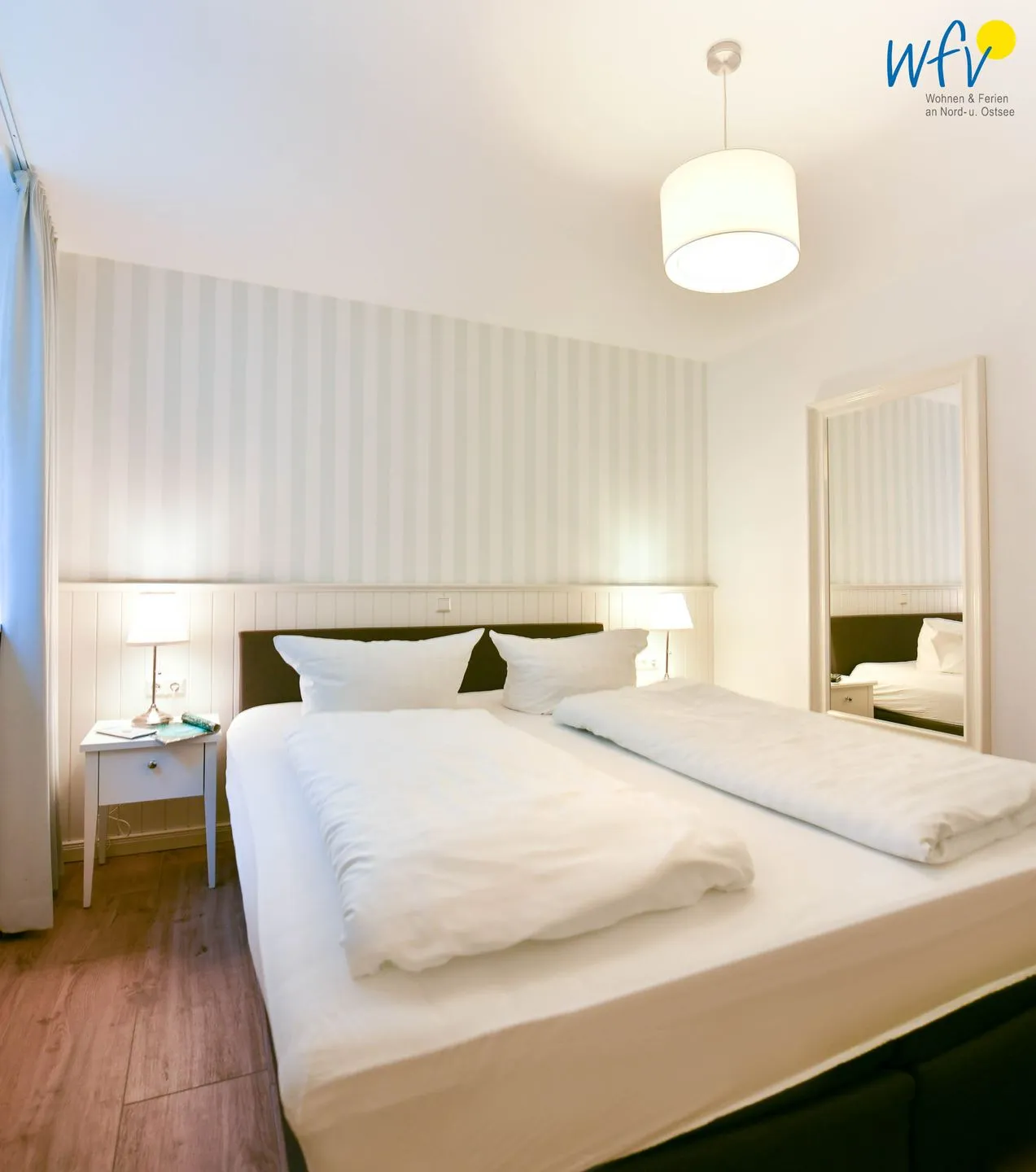 Ferienhaus "Meine Insel Juist" Ferienwohnung Düne Juist - Schlafzimmer