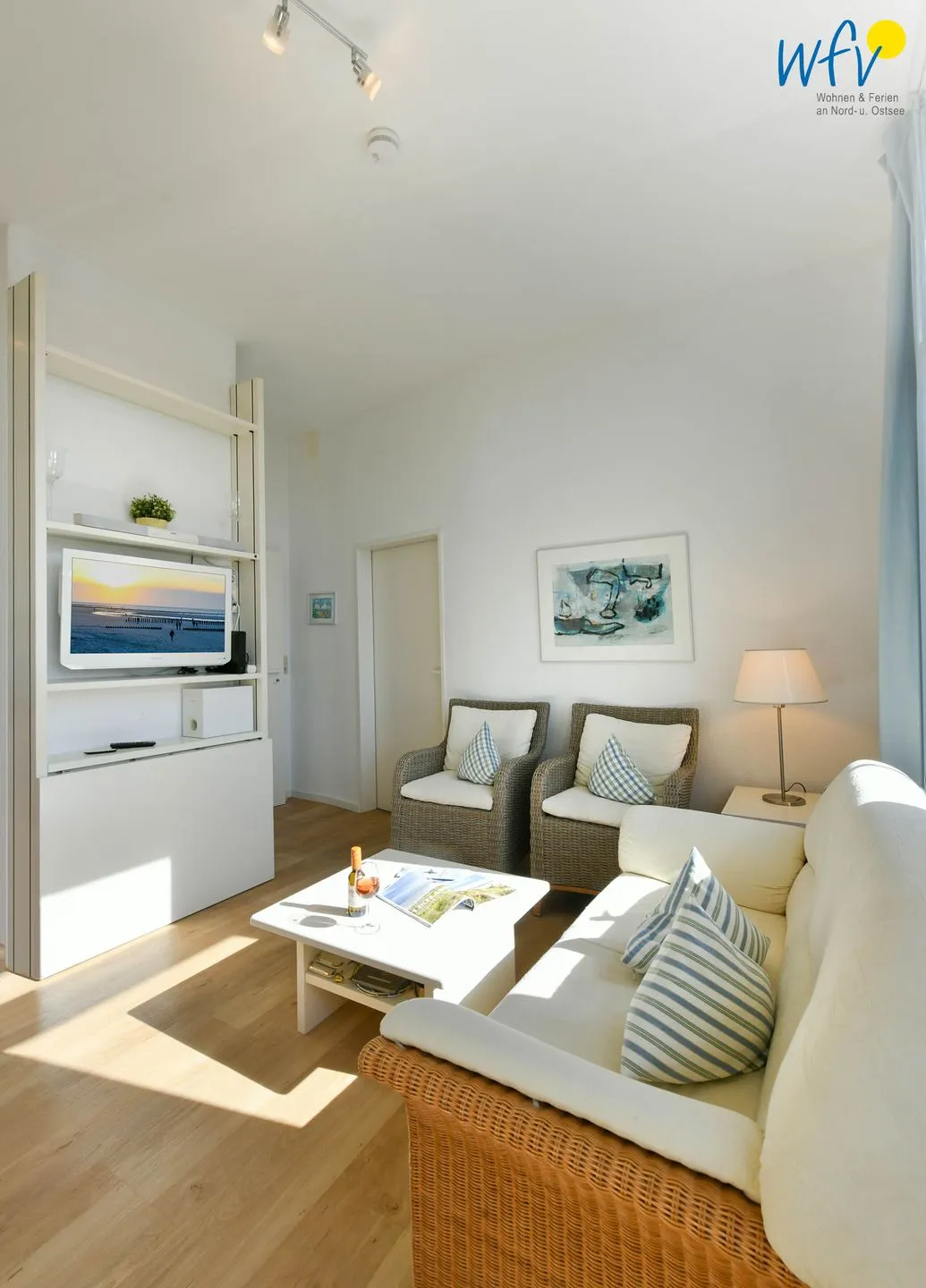 Haus Carl Stegmann Ferienwohnung FADAMA-HIN Juist - Wohnzimmer