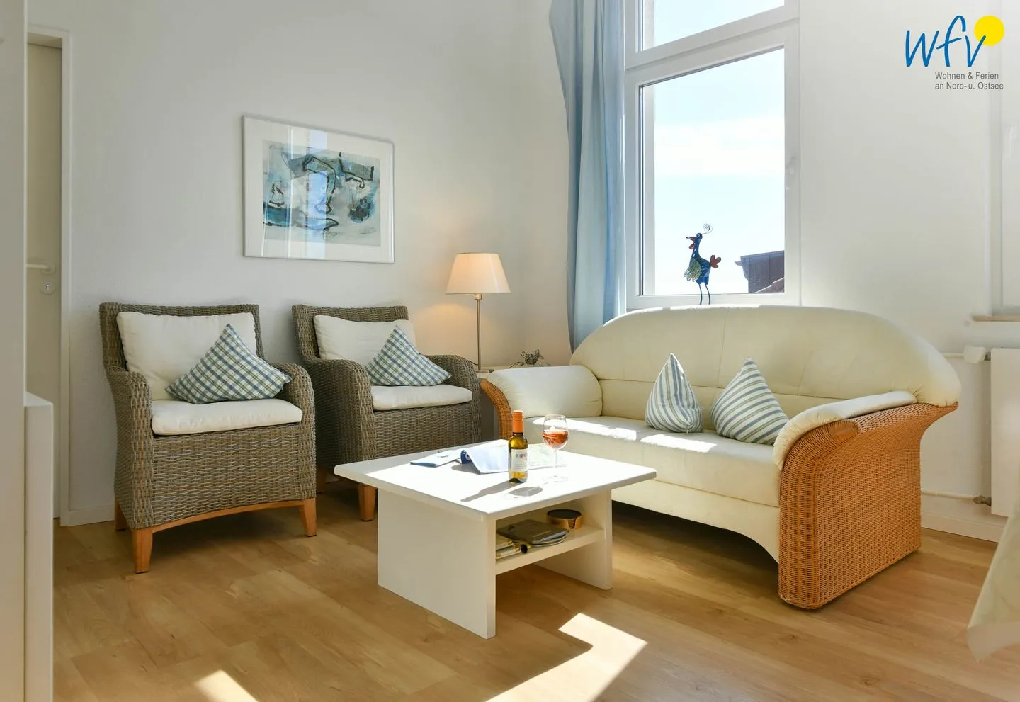 Haus Carl Stegmann Ferienwohnung FADAMA-HIN Juist - Wohnzimmer