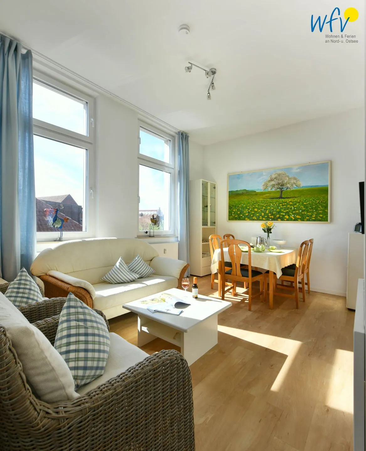 Haus Carl Stegmann Ferienwohnung FADAMA-HIN Juist - Wohnzimmer