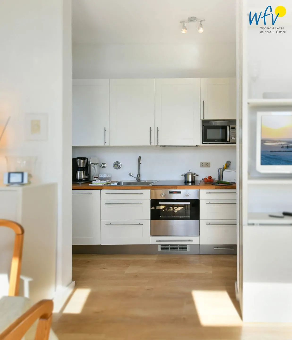Haus Carl Stegmann Ferienwohnung FADAMA-HIN Juist - Küche / Küchenzeile