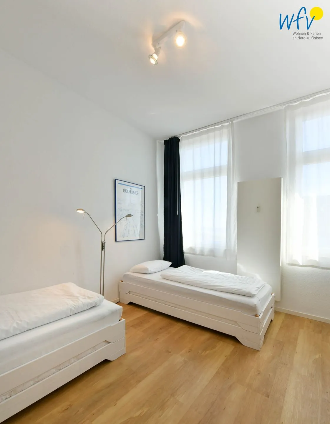 Haus Carl Stegmann Ferienwohnung FADAMA-HIN Juist - Schlafzimmer