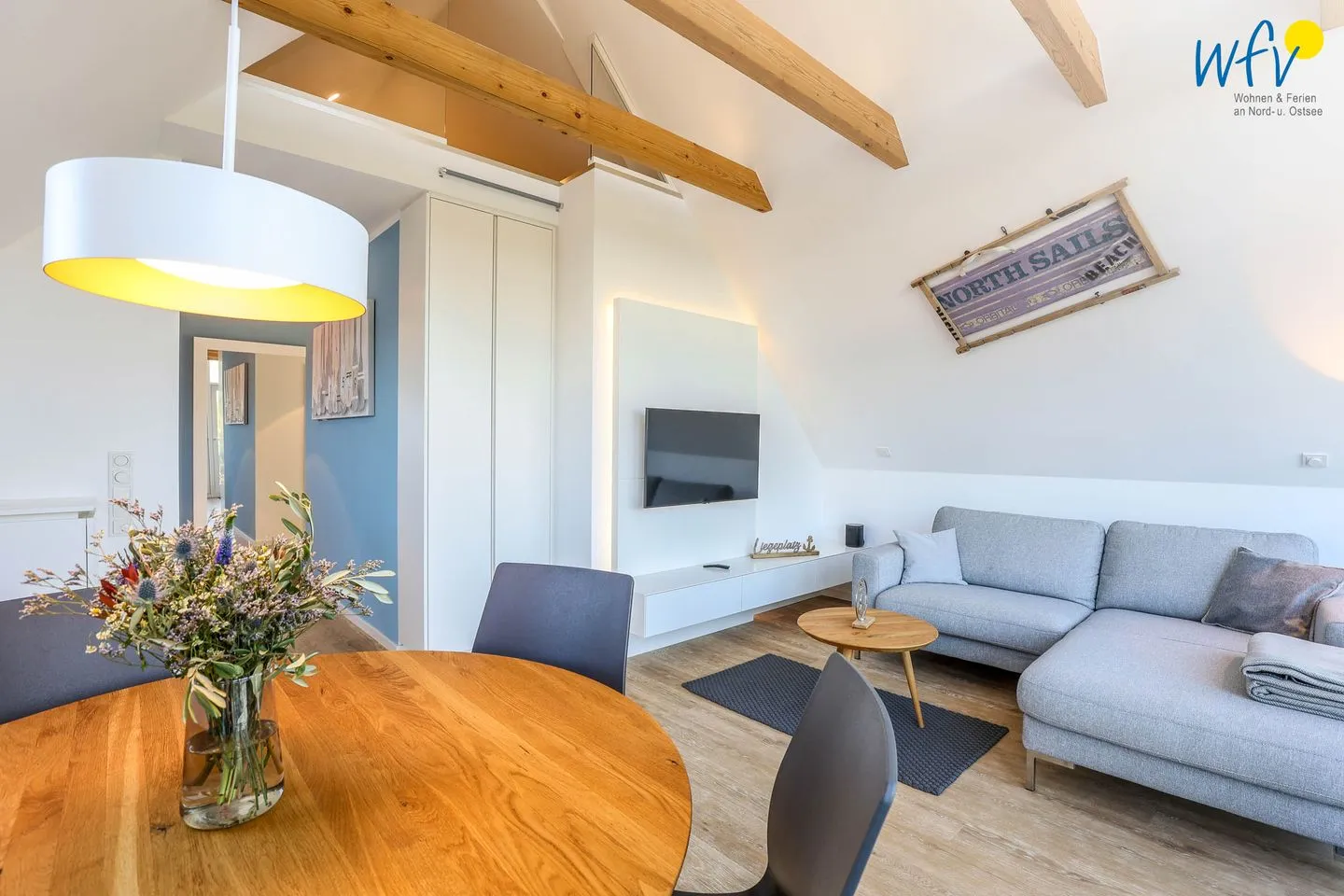 Haus Talita Ferienwohnung JULIETT Juist - Wohnzimmer