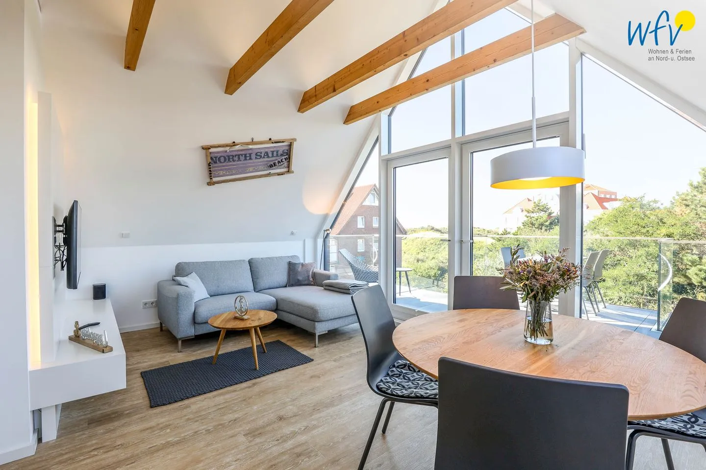 Haus Talita Ferienwohnung JULIETT Juist - Wohnzimmer