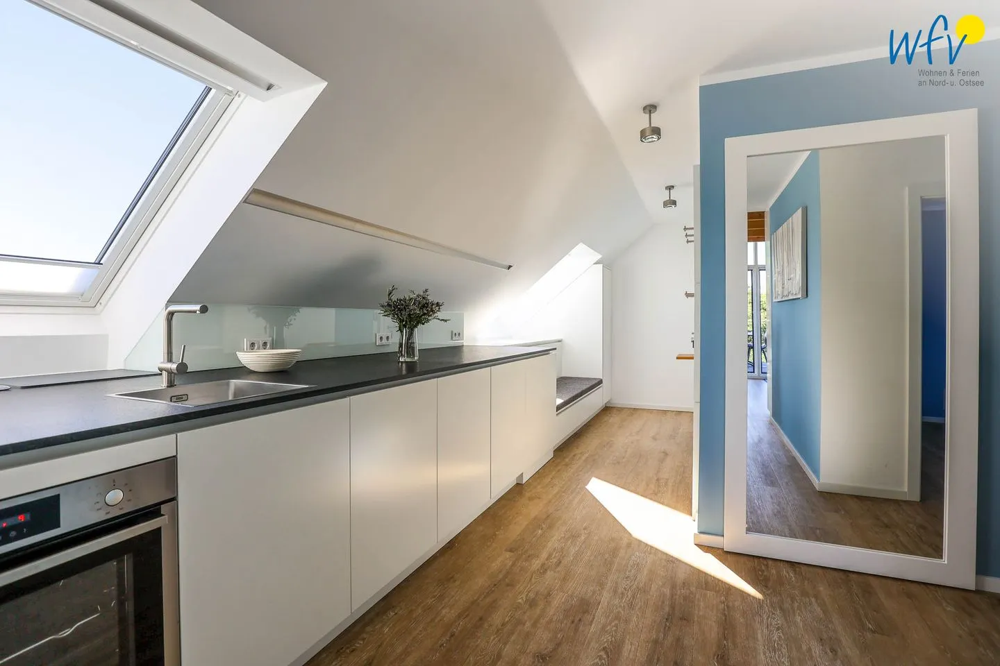Haus Talita Ferienwohnung JULIETT Juist - Küche / Küchenzeile