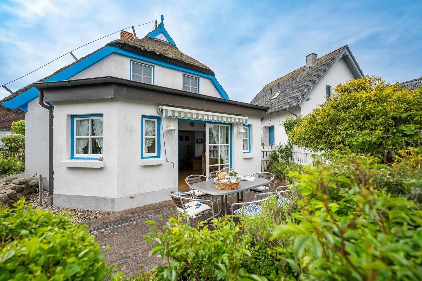 Kapitänshaus "Frische Brise" Breege - Terrasse