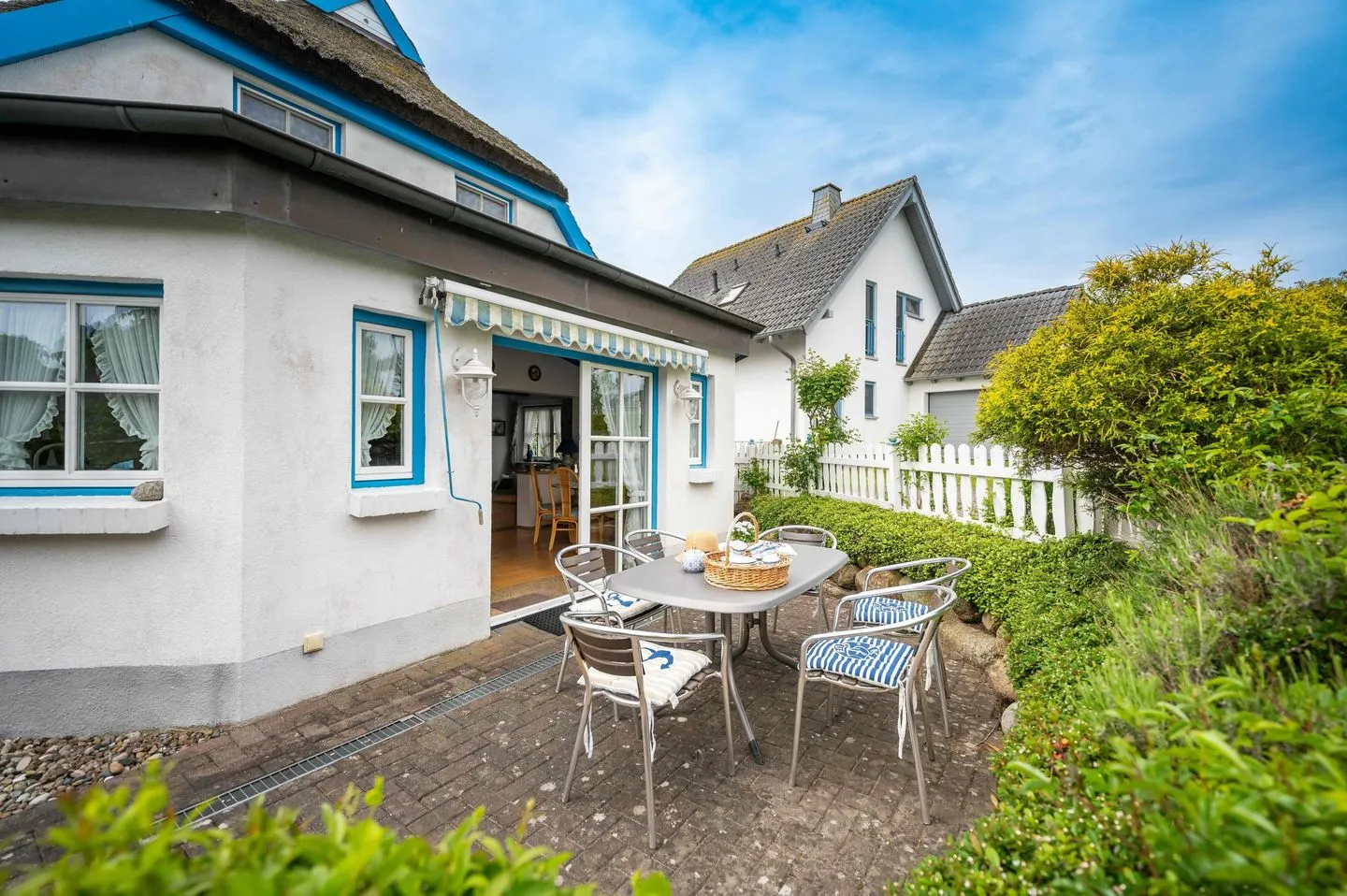 Kapitänshaus "Frische Brise" Breege - Terrasse