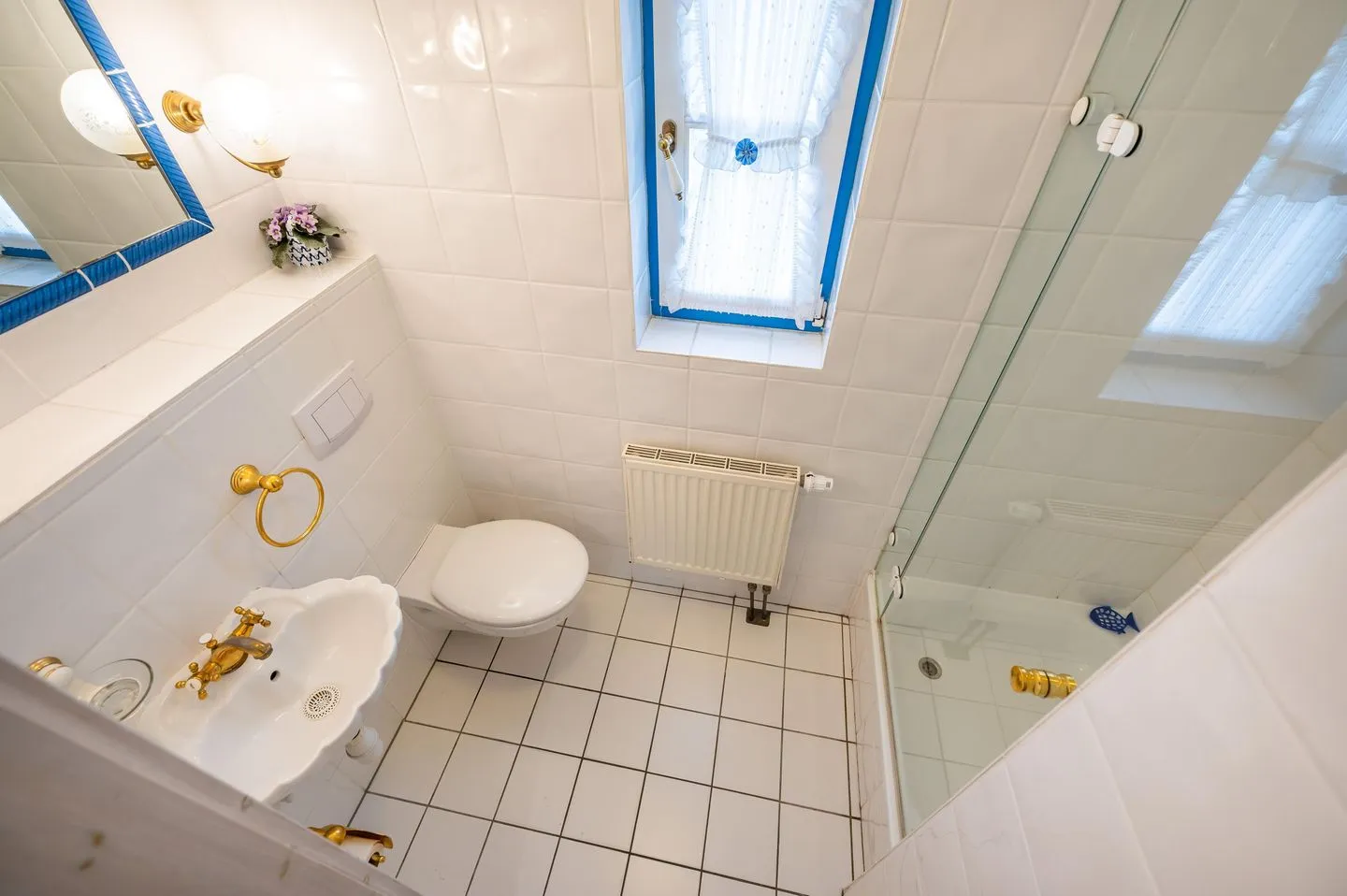 Kapitänshaus "Frische Brise" Breege - Badezimmer