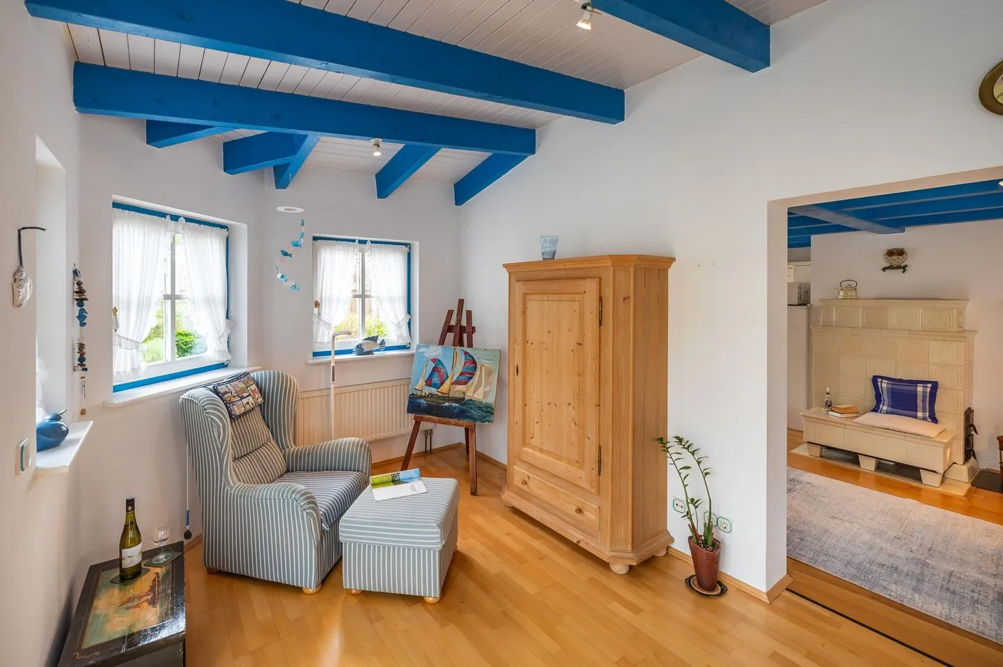 Kapitänshaus "Frische Brise" Breege - Wohnzimmer