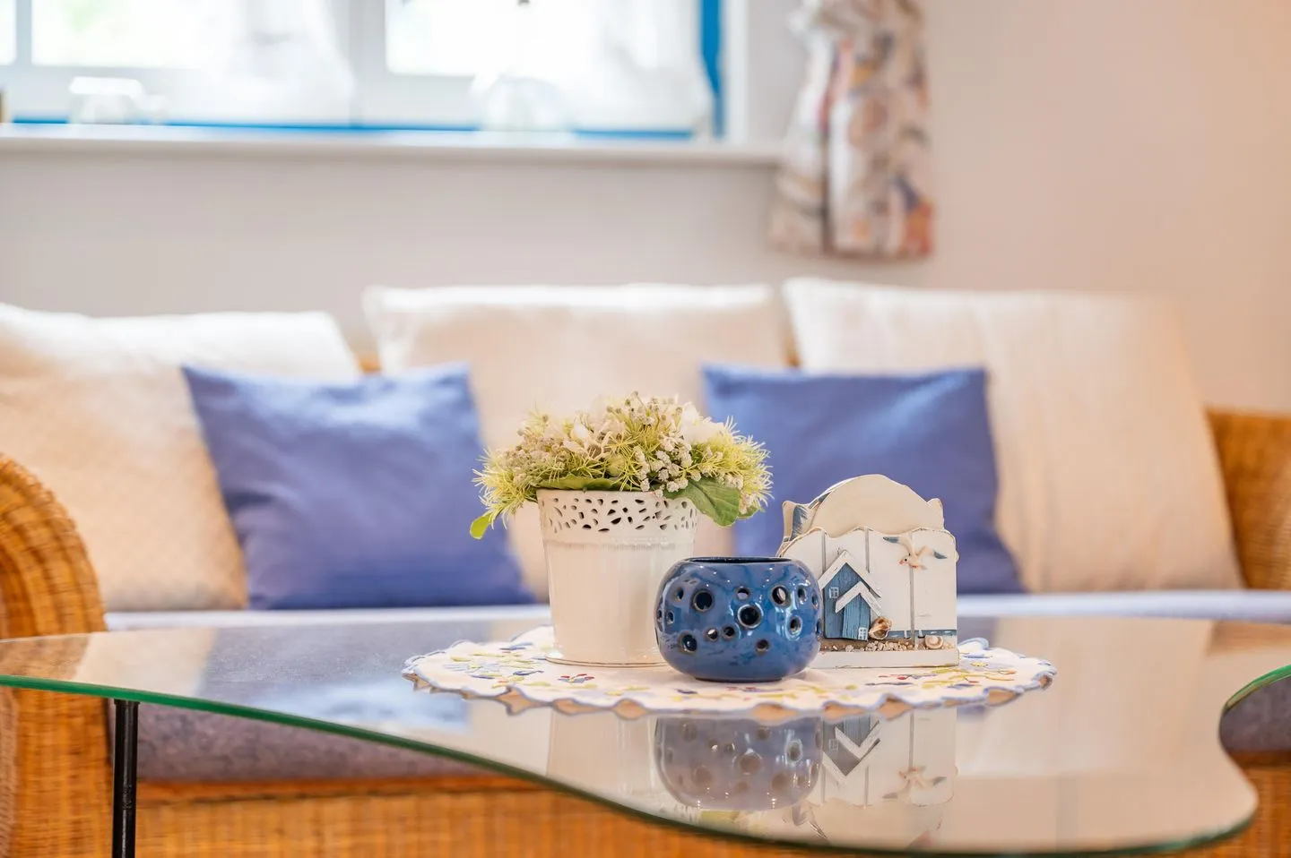 Kapitänshaus "Frische Brise" Breege - Wohnzimmer