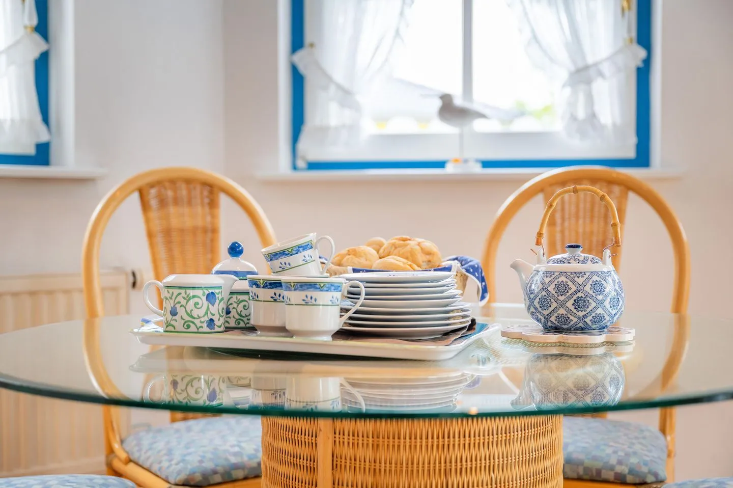 Kapitänshaus "Frische Brise" Breege - Wohnzimmer