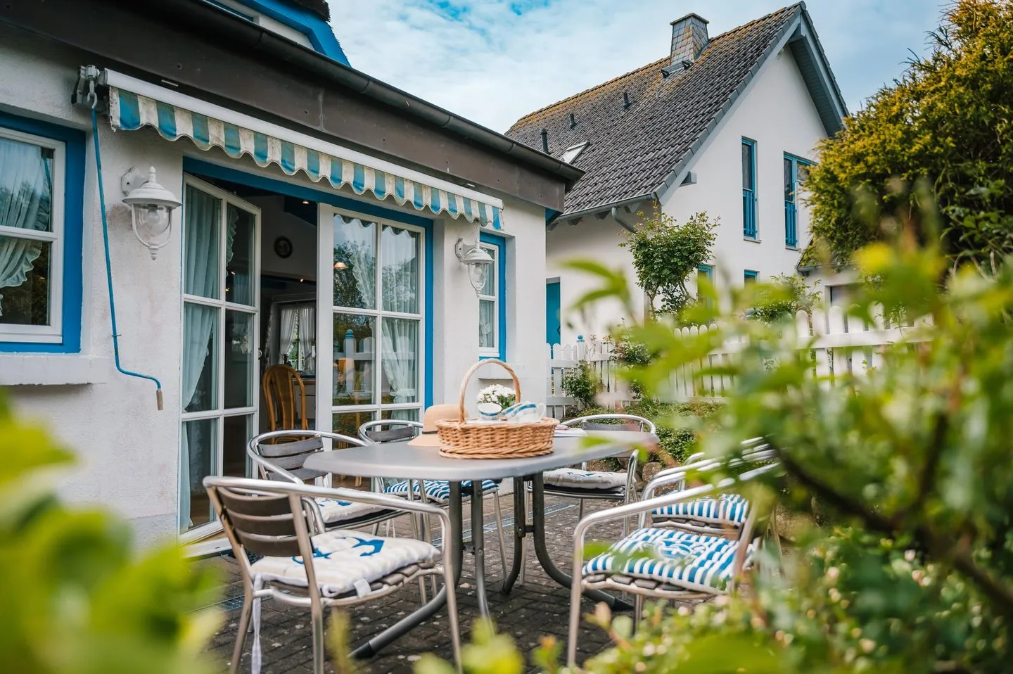 Kapitänshaus "Frische Brise" Breege - Terrasse