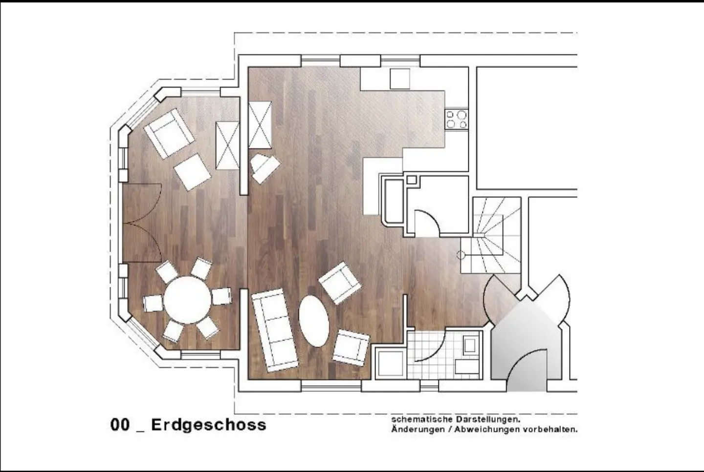 Kapitänshaus "Frische Brise" Breege - Grundriss