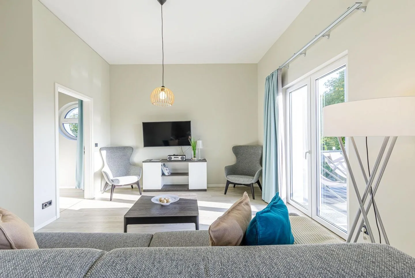 Seeräuber Wustrow - Ferienwohnung Seeräuber Ostseebad Wustrow Wohnbereich