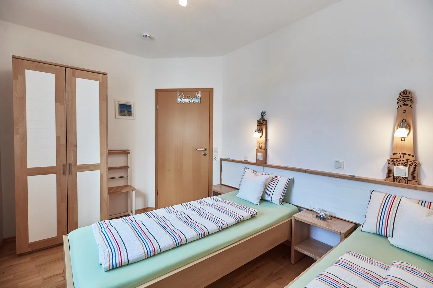 Haus Stella Maris - Ferienwohnung Lichtblick Borkum - Schlafzimmer