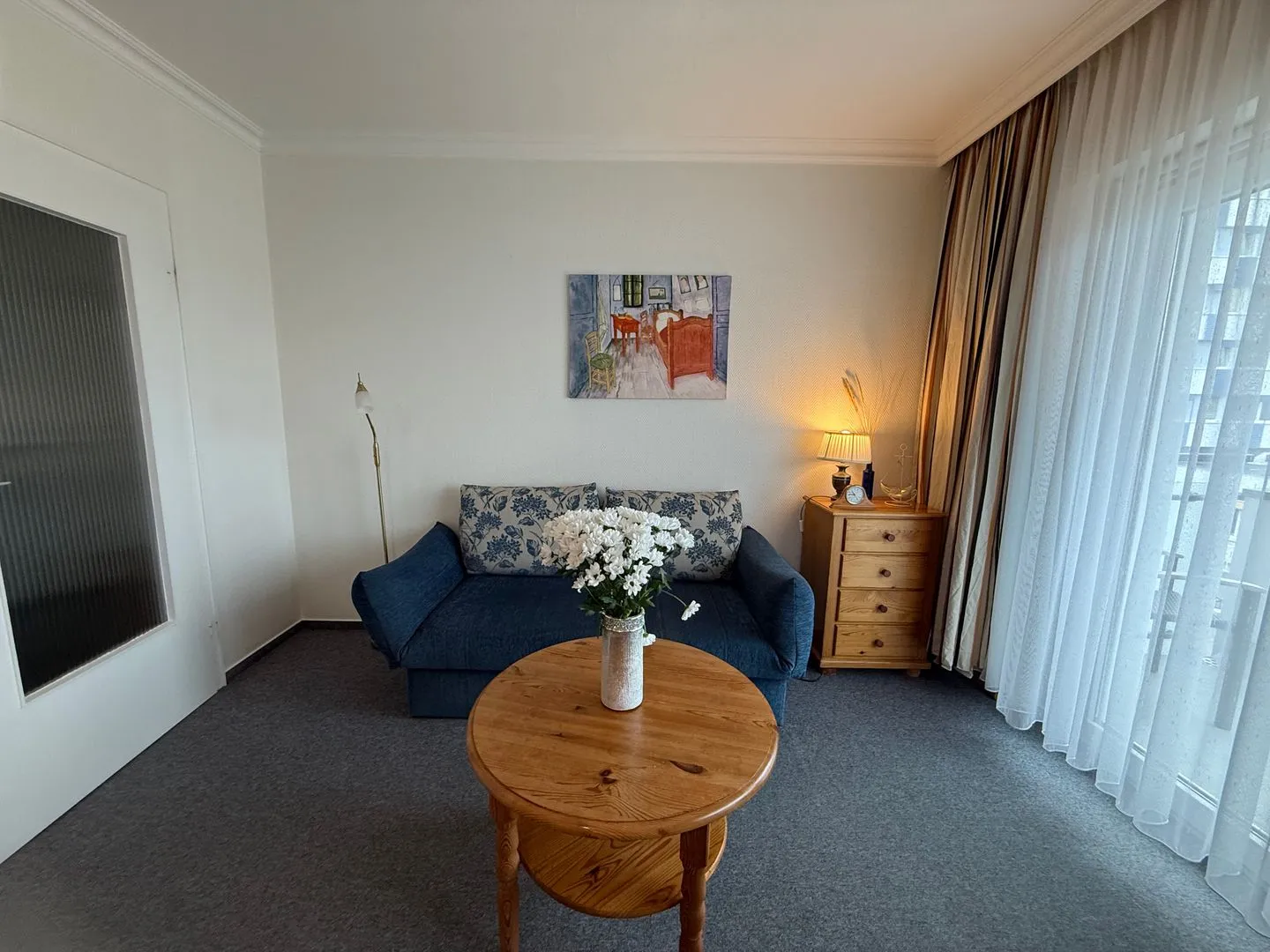 Ferienwohnung im Haus Nordland Nordland, App 48,(Hund) Westerland - Wohnzimmer